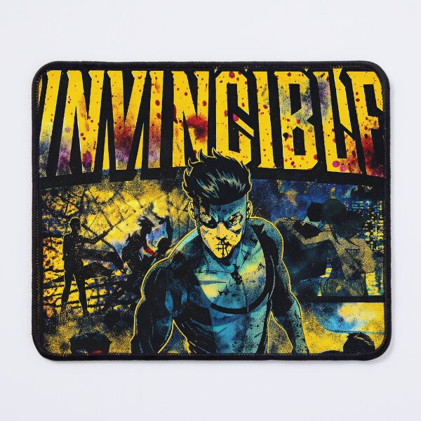 Item preview, Invincible Dark Battle Collage – Blood Comic Style designed and sold by Polarisofficial.