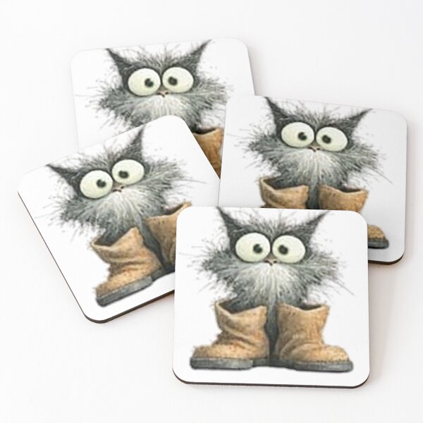 Item preview, Funny Messy Cat in Boots T-Shirt - Relatable Morning Chaos Cat Graphic Tee - Cute Scruffy Black Cat Art  designed and sold by MangadiDesigns.