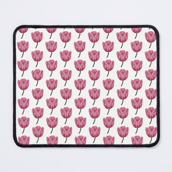Item preview, Pink Tulip Embroidery Patch Botanical Floral designed and sold by Fikuall.