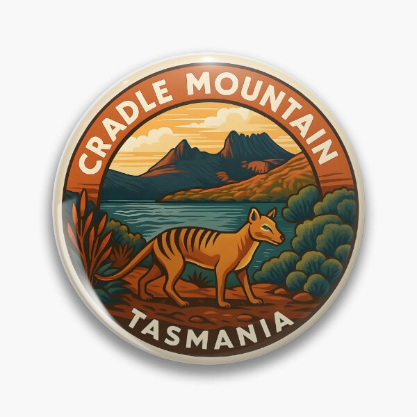 Item preview, Tasmanian Tiger at Cradle Mountain – Vintage Travel Art designed and sold by LoveLabDesign.