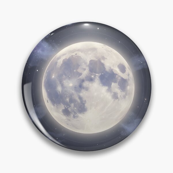 Item preview, Glowing Full Moon with Nebula designed and sold by LunarVault.