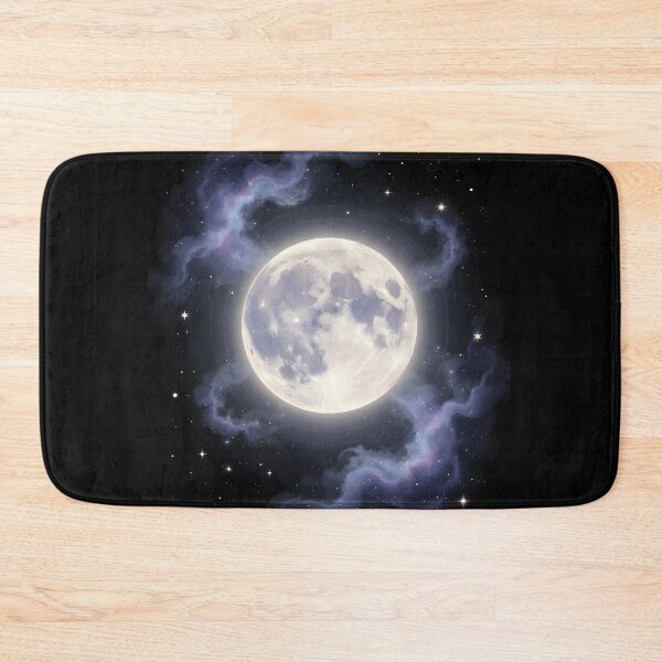 Item preview, Glowing Full Moon with Nebula designed and sold by LunarVault.