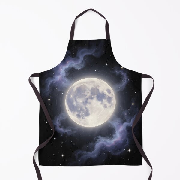 Item preview, Glowing Full Moon with Nebula designed and sold by LunarVault.