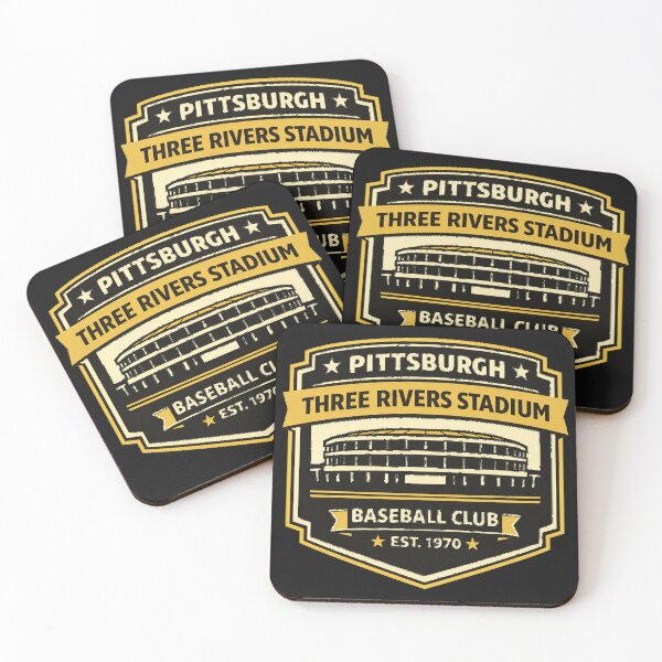 Item preview, Pittsburgh Three Rivers Stadium Shirt, Vintage Baseball Ballpark, Retro Exterior Badge Tee designed and sold by GhostDawgs.