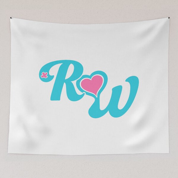 Item preview, RaveWear Initials (Blue & Pink) designed and sold by RaveWearUS.