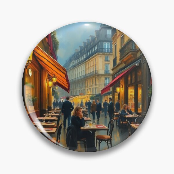 Aperçu de l'œuvre Café parisien dans le style de Renoir. créée et vendue par oldMastersofart.