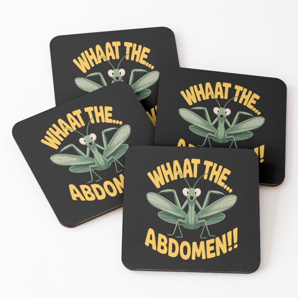 Item preview, What the Abdomen - Funny Praying Mantis Entomology Enthusiast Humor designed and sold by NaturEdeN.