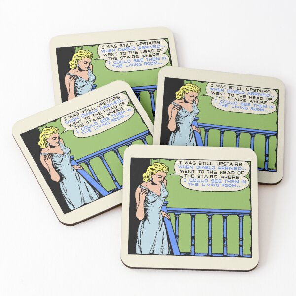 Item preview, I Was Still Upstairs When Diablo Arrived • Classic Femme Fatale Pop Art designed and sold by wmxdesign.