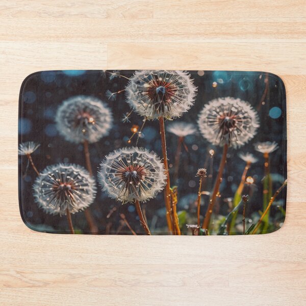 Item preview, Midnight Dandelion Glow Art Print – Magical Bokeh Floral Photography Wall Decor designed and sold by BeautifulVirtues.