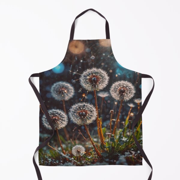 Item preview, Midnight Dandelion Glow Art Print – Magical Bokeh Floral Photography Wall Decor designed and sold by BeautifulVirtues.