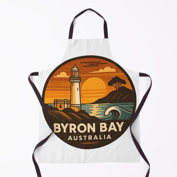 Item preview, Byron Bay Australia – Retro Lighthouse Sunset Travel designed and sold by LoveLabDesign.