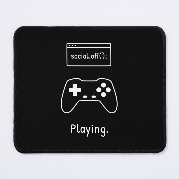 Item preview, Social Off Playing Gamer Minimal Design designed and sold by AnnSign.