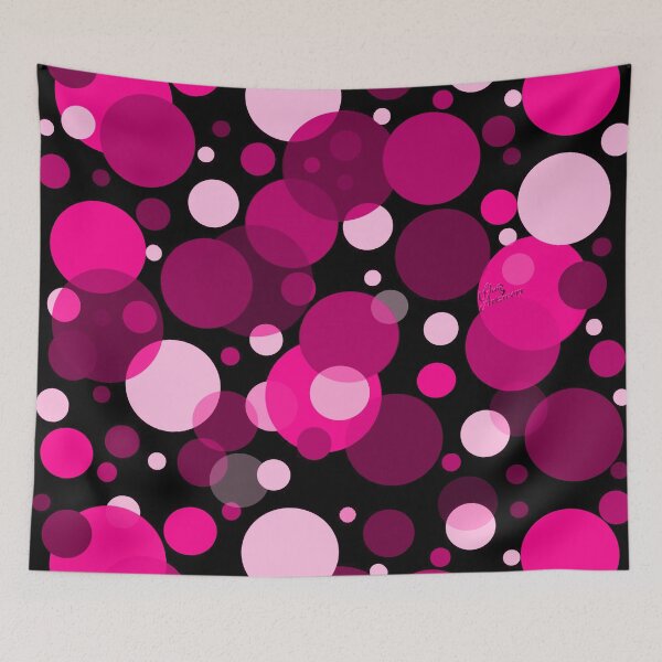 Item preview, Hot Pink Polka designed and sold by Fluid Artzworx.