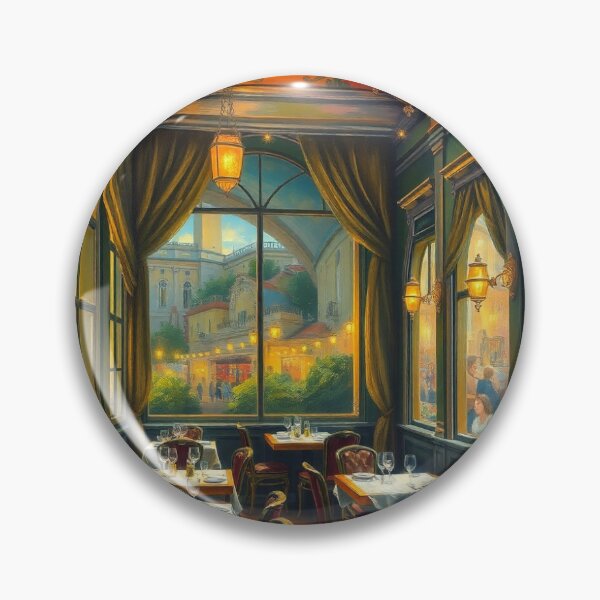 Item preview, Hastings cafe in the style of Renoir. designed and sold by oldMastersofart.