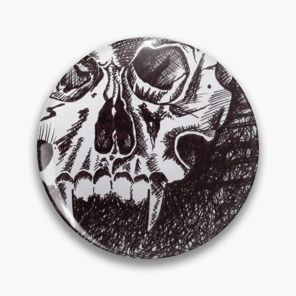 Item preview, Dracula Quote Vampire Skull Black & White Illustration designed and sold by Cass Harker Studio.