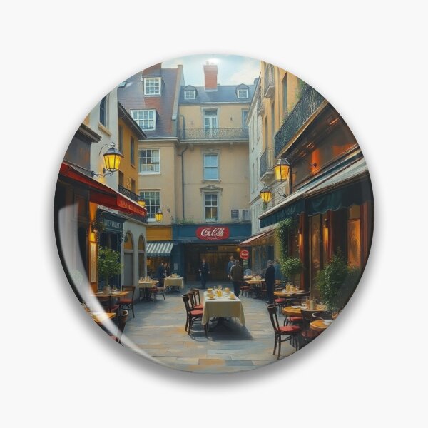 Item preview, Hastings old town cafe in the style of Renoir. designed and sold by oldMastersofart.