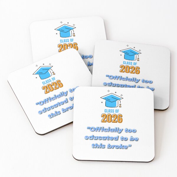 Item preview, Officially Too Educated To Be This Broke – Funny College Graduation designed and sold by NapoliApparel.
