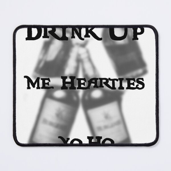 Item preview, Drink Up Me Hearties Yo Ho – Pirate Rum Bottles Vintage Nautical Design designed and sold by inallusha.