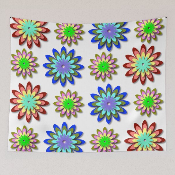 Item preview, Colorful Floral Pattern Design designed and sold by IntelliMindDesigns.