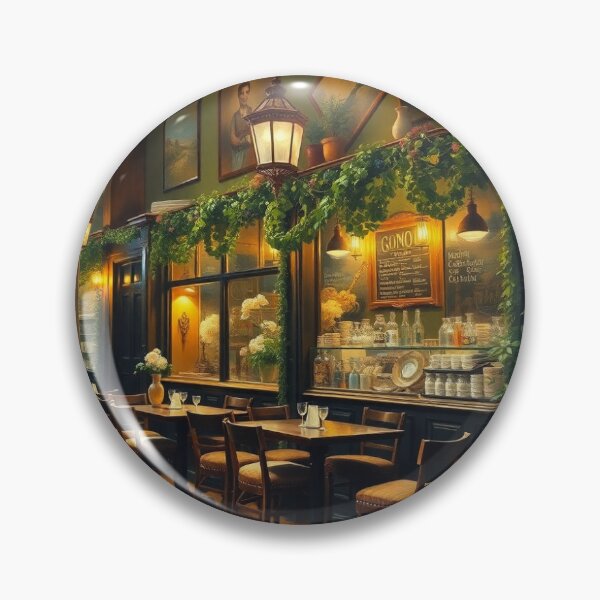 Aperçu de l'œuvre Café Battle dans le style de Renoir. créée et vendue par oldMastersofart.