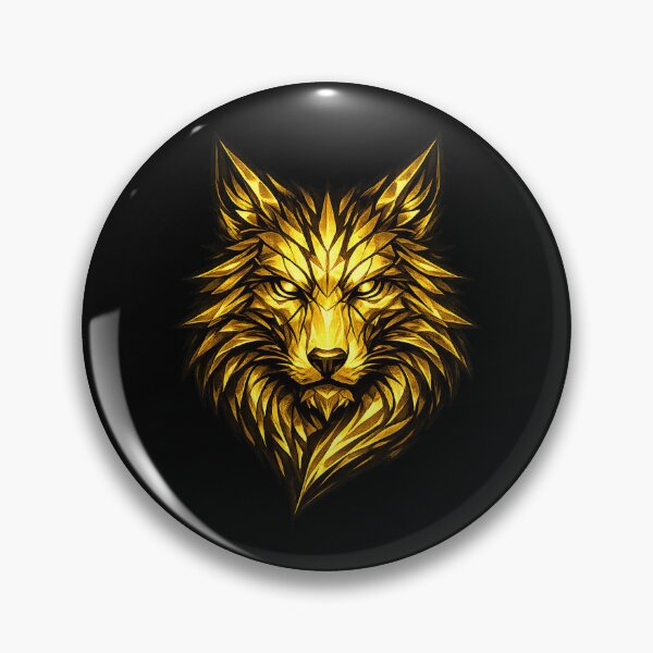 Item preview, Golden Wolf — Pure Instinct designed and sold by DreamMachine69.