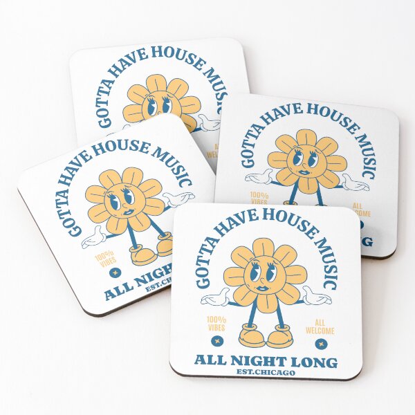 Item preview, HOUSE MUSIC  - Gotta Have Floral (Blue) designed and sold by Discothreadz.