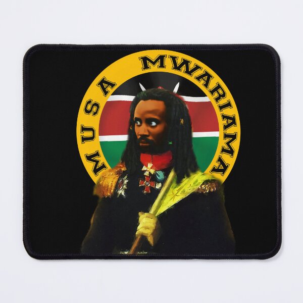 Item preview, Musa Mwariama - Mau Mau Field Marshal Kenya Independence Mashujaa day gift designed and sold by Youngkev-arts.