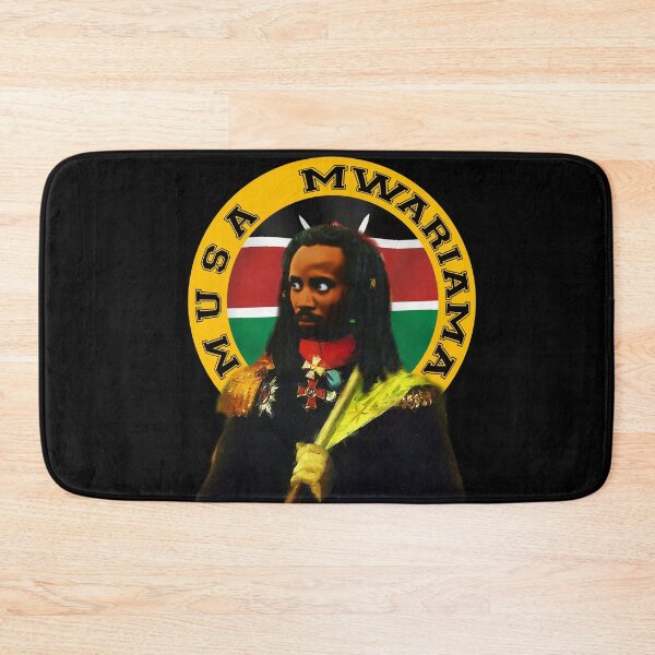 Item preview, Musa Mwariama - Mau Mau Field Marshal Kenya Independence Mashujaa day gift designed and sold by Youngkev-arts.