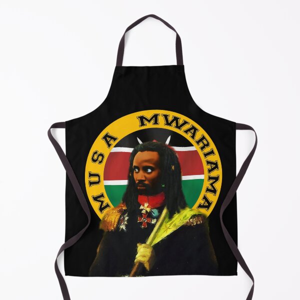 Item preview, Musa Mwariama - Mau Mau Field Marshal Kenya Independence Mashujaa day gift designed and sold by Youngkev-arts.