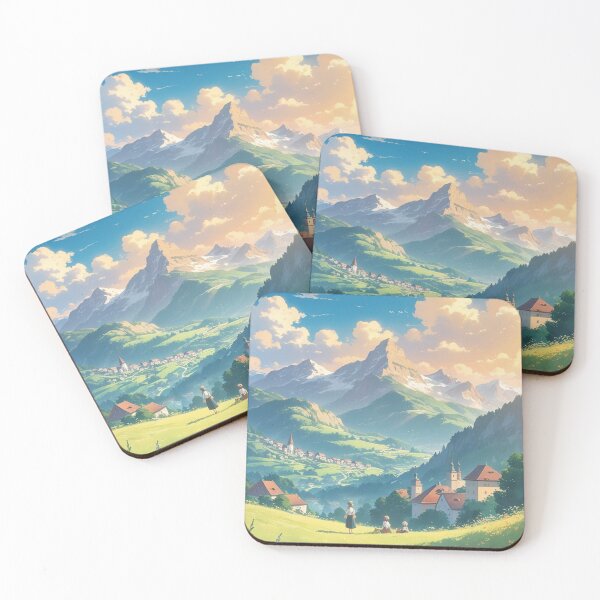 Item preview, Golden Light on the Mountain designed and sold by LofiHorizon.