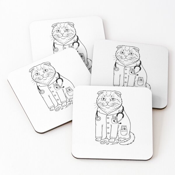 Item preview, Trust Me, I’m a Doctor - Professional Cattor designed and sold by pigeon-blue.