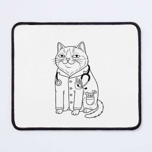 Item preview, Trust Me, I’m a Doctor - Professional Cattor designed and sold by pigeon-blue.