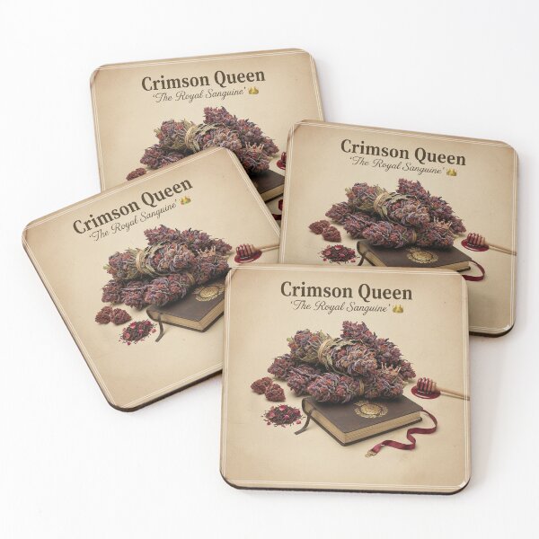 Item preview, CRIMSON QUEEN: THE ANTHOCYANIN REGENT | VINTAGE BOTANICAL ARCHIVE POSTER designed and sold by The Cannabis Chronicles.