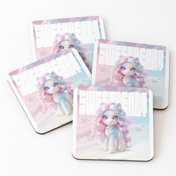 Item preview, Lollipop Sweetheart Pony, Cute Candy Fantasy Character, Pastel Kawaii Art, Soft Aesthetic Design designed and sold by Marcin Jozwiak.