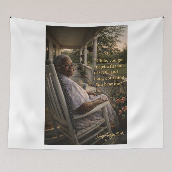 Item preview, “A Fist Full of Faith” designed and sold by LadyDCreations.
