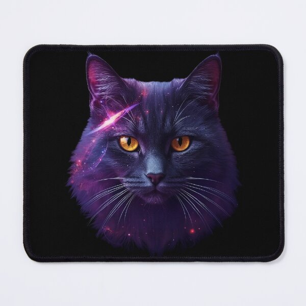Item preview, Cosmic Nebula Cat: Galactic Star Guardian designed and sold by TheAIBottega.