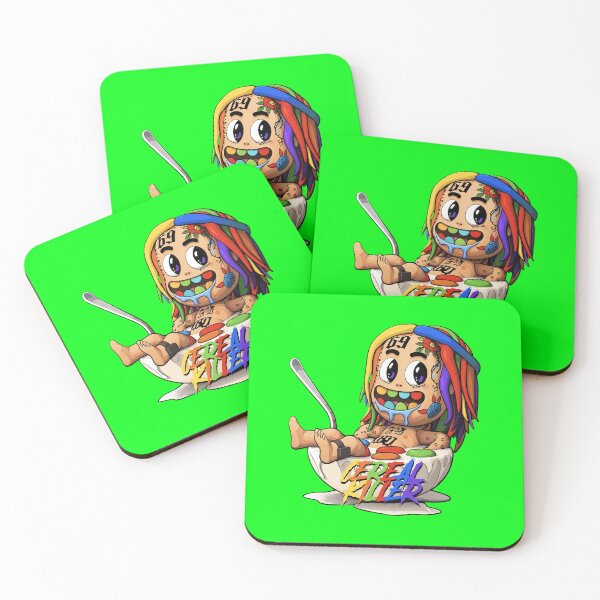 Item preview, Cereal Killer Cute Chaos Cartoon with Rainbow Hair and Candy Madness designed and sold by SeriouslyArtistical.