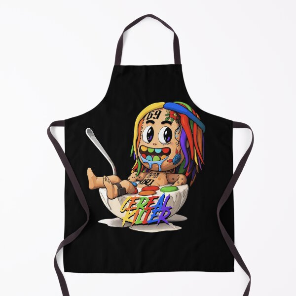 Item preview, Cereal Killer Cute Chaos Cartoon with Rainbow Hair and Candy Madness designed and sold by SeriouslyArtistical.