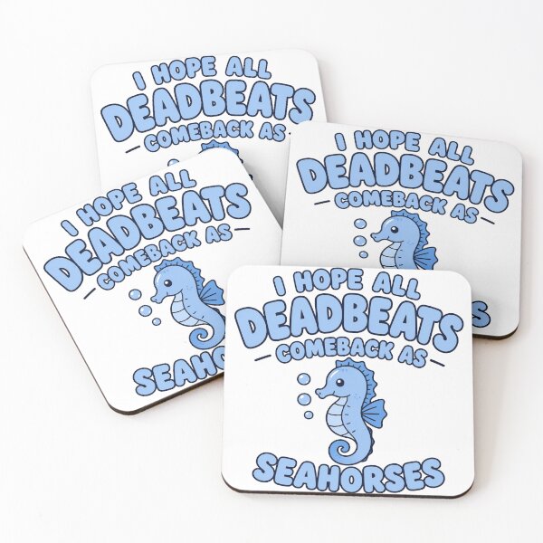 Item preview, deadbeats to seahorses b designed and sold by Empressweirdo.