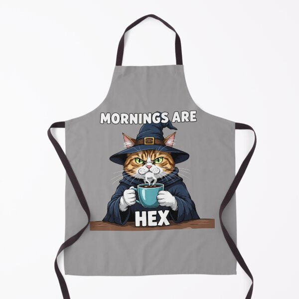 Item preview, Wizard cat Mornings are Hex designed and sold by Robo-Mart Smart Shopping.