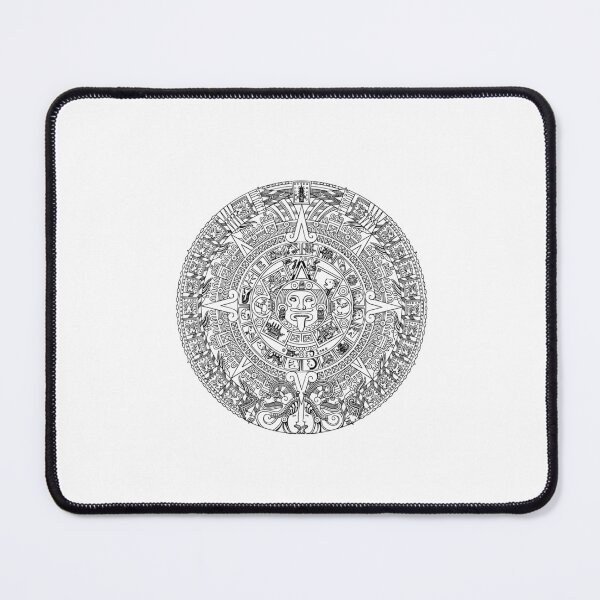 Item preview, MAYAN CALENDAR AZTEC SHIELD ON WHITE designed and sold by EPIC DESIGN PROS.