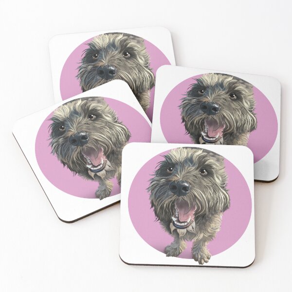Item preview, Happy dog in a circle designed and sold by Kathysg.