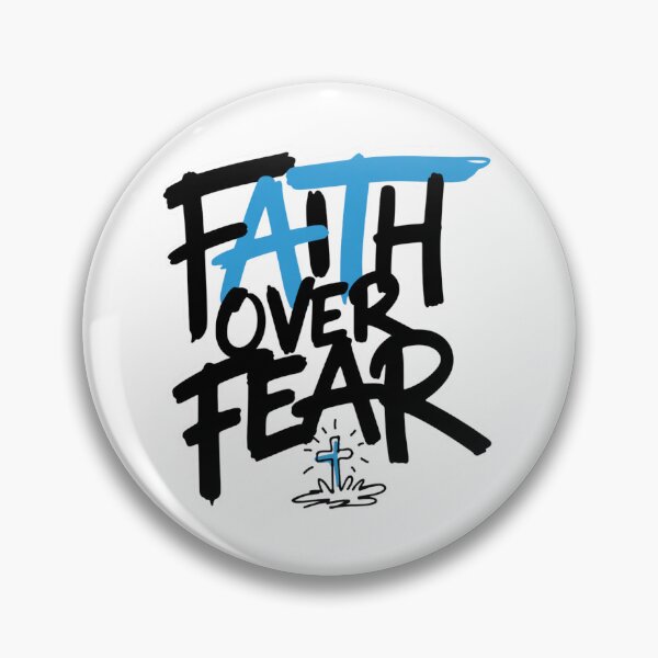 Item preview, Faith Over Fear Inspirational Christian Typography designed and sold by IslandTyped.