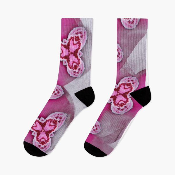 Item preview, Soft Pink Floral Geometry - Minimal Botanical Pattern designed and sold by SilentBloomLab.