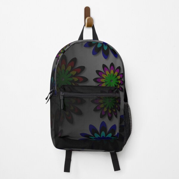 Item preview, Colorful Floral Pattern with Gradient Background Design designed and sold by IntelliMindDesigns.