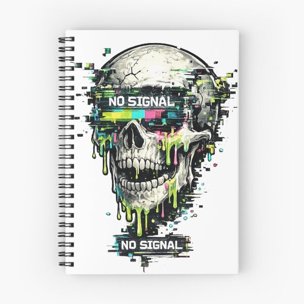 Item preview, NO SIGNAL SKULL designed and sold by DripStickStore.