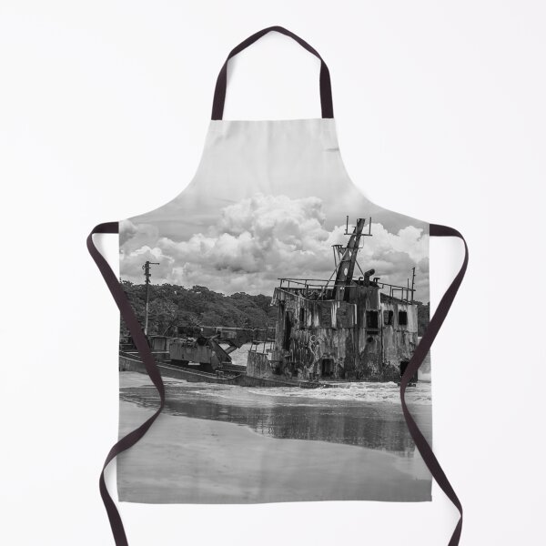 Item preview, Yicel Shipwreck BW designed and sold by WrightDesignsUS.