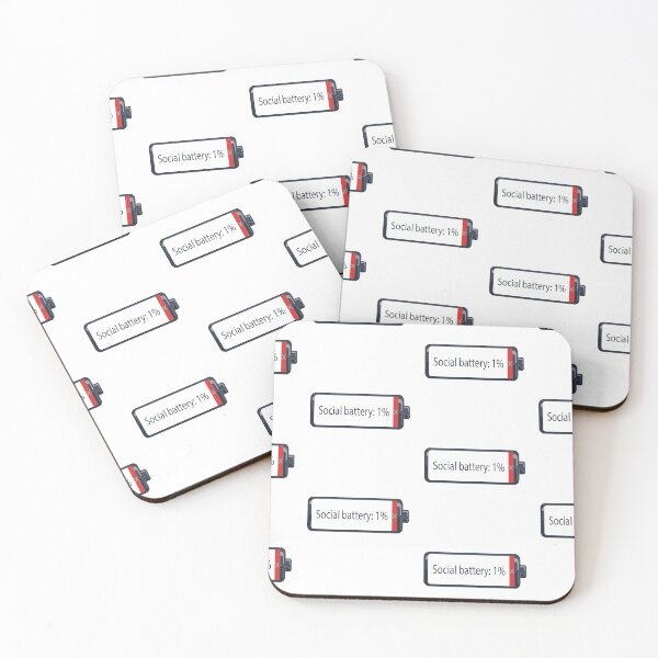 Item preview, Social Battery 1 Percent Low Energy Introvert designed and sold by BestChoiceService.