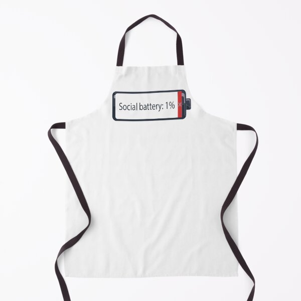 Item preview, Social Battery 1 Percent Low Energy Introvert designed and sold by BestChoiceService.
