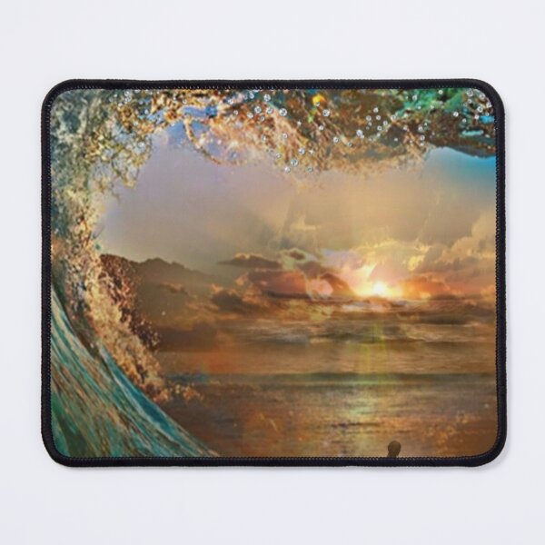 Item preview, Calm Within the Wave – Ocean Meditation Sunset Wall Art designed and sold by ArtbyValks.